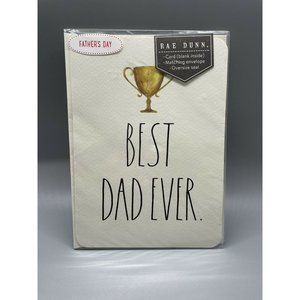 Rae Dunn Father’s Day BEST DAD EVER Greeting Card #1365